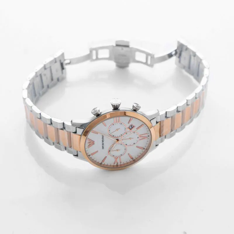 Emporio Armani Giovanni Chronograph Two-tone Men's Watch- AR11209